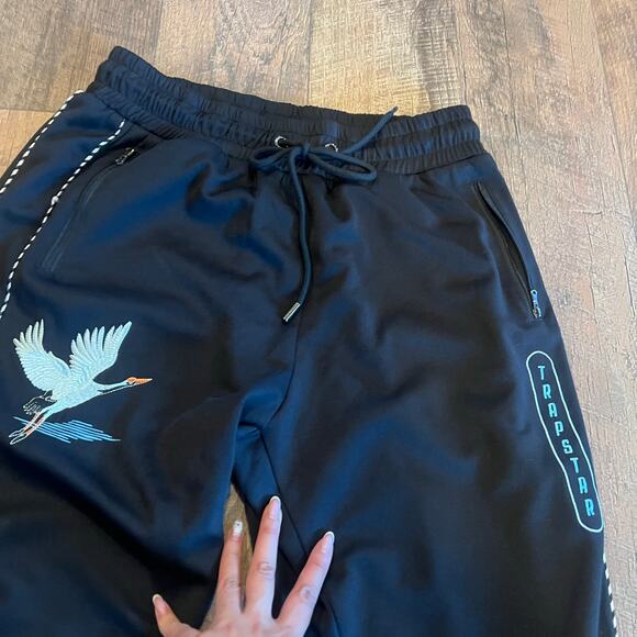Trapstar Black Track Pants Size Medium - Picture 3 of 5